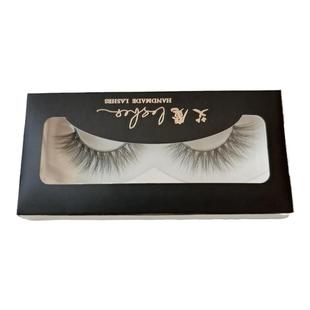 手工3D水貂毛假睫毛内短外长自然浓密卷翘欧美妆容以假乱真非嫁接