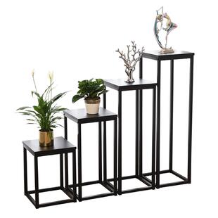 花架置物架阳台花架子客厅落地式现代简约铁艺花盆架子室内盆景架