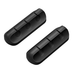 山泽桌面理线器数据线充电线固定卡扣器耳机缠线绕床头整理夹收纳桌子线夹耳机防缠绕小神桌边收线扣集线器