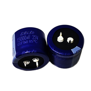 2个全新原装蓝袍 25V15000UF35V汽车导航 功放DIY 搭棚滤波电容器