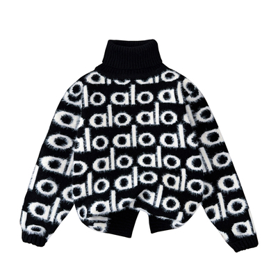 儿童高领毛衣加绒加厚一体绒