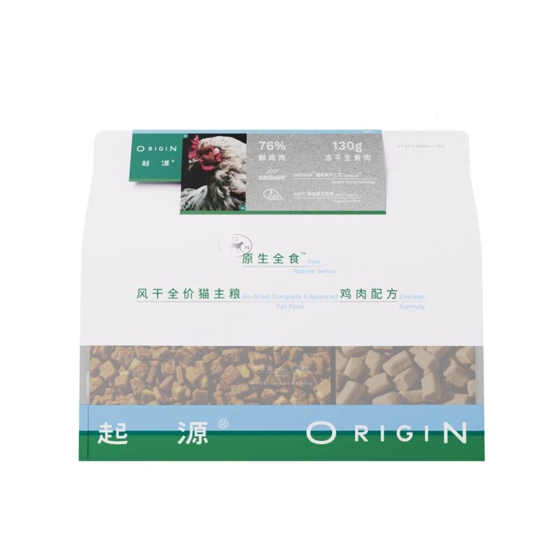 起源原生全食风干冻干双拼猫粮