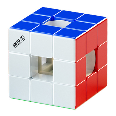 奇艺空心三阶魔方新升级磁力定位UV顺滑竞速磁吸儿童益智玩具新品