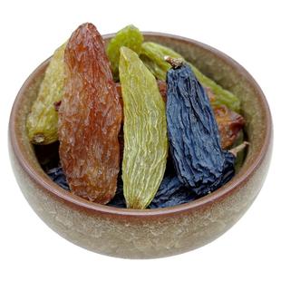 三色葡萄干黑加仑红绿香妃王优质超大无籽新货新疆特产吐鲁番500g