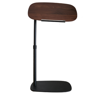 圣格 黑胡桃木可升降边几 沙发实木小茶几 可移动桌子翻转床边桌