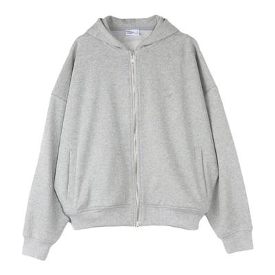 咆哮野兽连帽短款卫衣外套