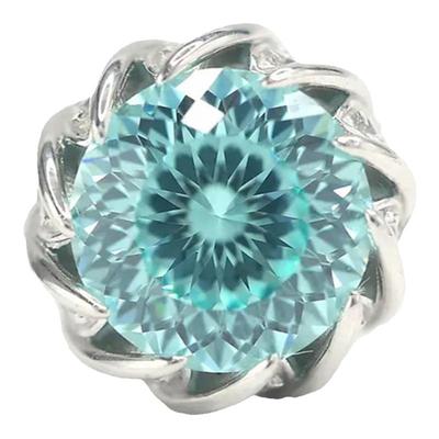 豪华复古群镶正品莫桑钻戒指