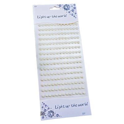 化妆贴脸饰品珍珠亚克力手工贴纸