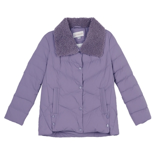 妈妈冬装新款羽绒服中年女士轻薄小棉袄中老年短款洋气加绒外套厚