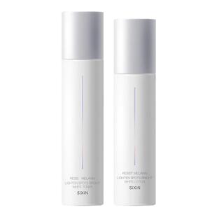 SIXIN私信美白水乳套装补水淡斑保湿提亮肤色爽肤水乳两件套正品