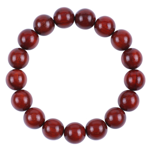 天然小叶紫檀手串男士赞比亚老料文玩佛珠念珠手链女款紫檀木素圈