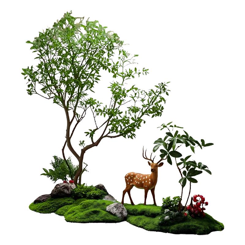仿真绿植造景高级感美人蕉摆件