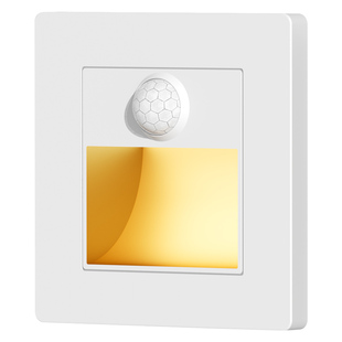 地脚灯86型人体感应踢脚灯嵌入式楼梯走廊过道人来即亮led小夜灯