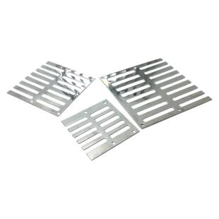 天台墙角下水道口不锈钢地漏侧排水沟树叶防鼠过滤网格挡板防堵罩