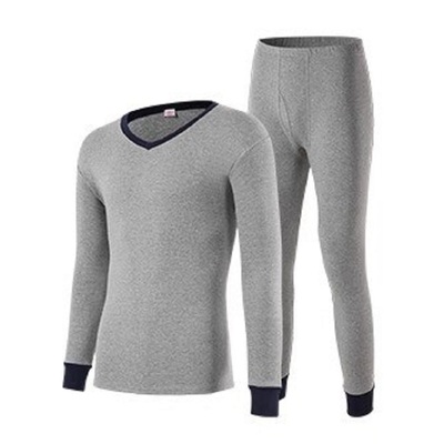浪莎秋衣秋裤纯棉保暖内衣套装男