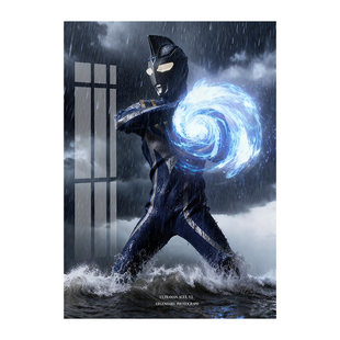 奥特曼阿茹古钻石画2025年新款高级感氛围感卧室挂画5d满钻十字绣