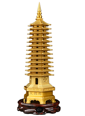摆件书桌文昌塔纯铜中式