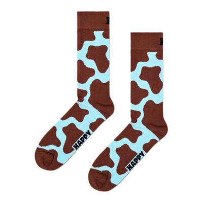 HappySocks情侣奶牛纹中筒袜