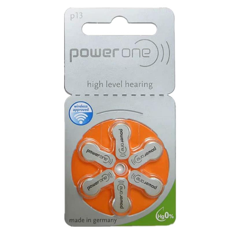 锌空气电池助听器电池powerone