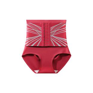 产后塑身形排扣高腰收腹内裤收小肚子强力收腹提臀束腰神器三角裤