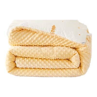 水星儿童被子被芯母婴A类四季通用抗菌豆豆被毯