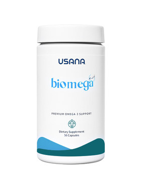 【自营】美国版USANA优莎娜活力欧米茄深海鱼油omega3进口软胶囊