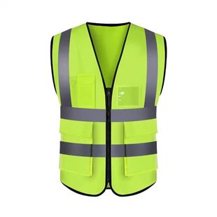 反光安全背心工地施工环卫交通安全工作衣服定制logo印字透气马甲