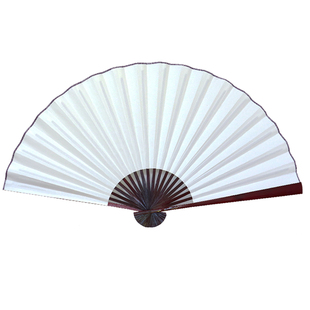 巨型扇子cos空白宣纸挂扇舞蹈布扇大扇子装饰折扇书法签名道具扇