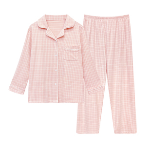 双面磨毛德绒睡衣女生冬季贴身睡觉穿奶fufu长袖开衫家居服套装