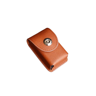 折叠老花眼镜盒老化镜盒老花镜盒子皮质老人别在皮带上便携送父母