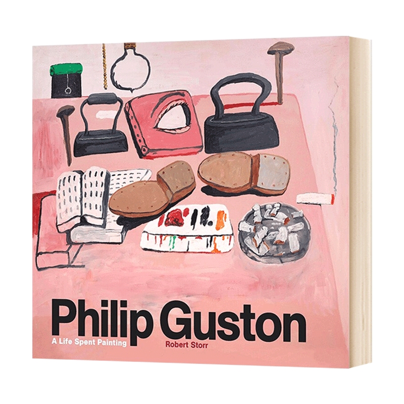 现货包邮 Philip Guston 菲利普加斯顿作品全集 一生的绘画 现实主义壁画绘画 抽象表现主义 具象绘画作品 艺术画册 英文原版