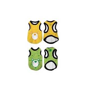 宠物服宠物猫咪小狗狗衣服彩虹熊Care Bears背心式德绒保暖衣服