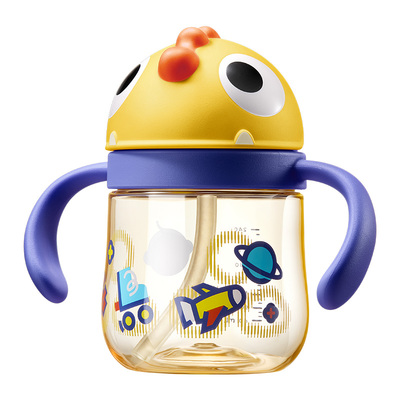 babycare恐龙学饮杯吸管杯ppsu
