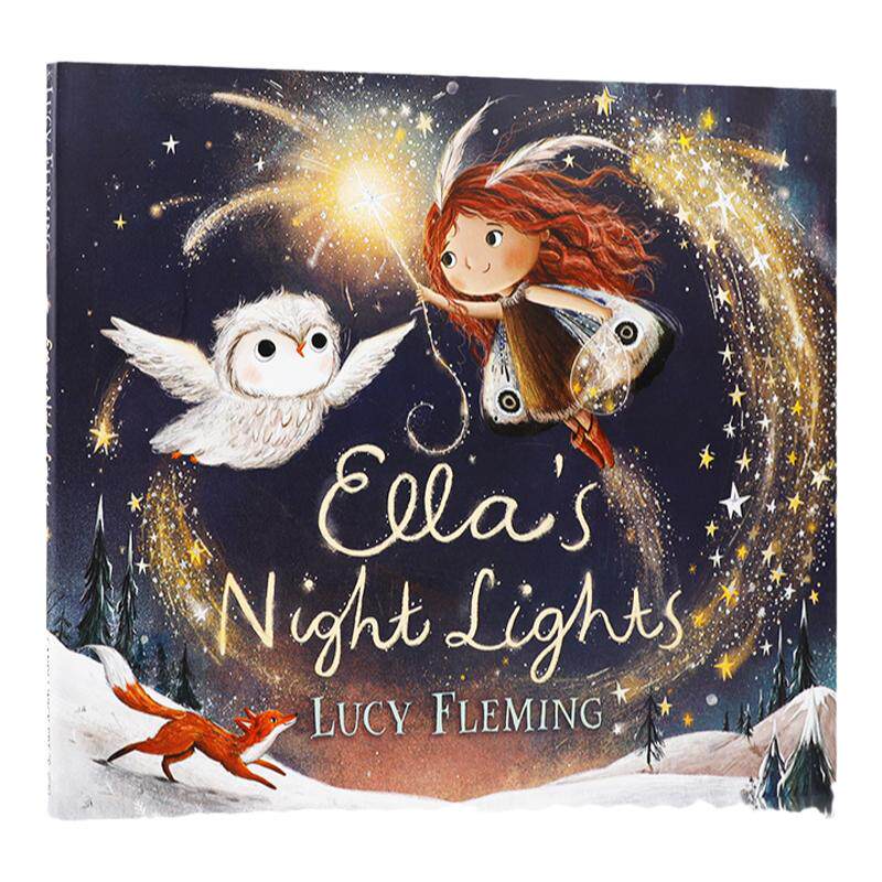 英文原版进口Ella's Night Lights艾娜的夜灯 儿童英语启蒙认知绘本 亲子互动共读睡前故事书幼儿英语早教图画书Lucy Fleming 著作