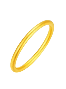 古法金包银素圈戒指实心叠戴指环男女情侣对戒送女友节日礼物