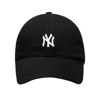 MLB官方 帽子男帽女帽黑色LA棒球帽户外遮阳帽鸭舌帽潮3ACP7701N