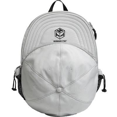 TNT棒球帽造型潮牌双肩包背包