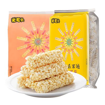 老头吃货零食休闲儿童充饥米棒