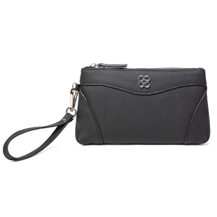 零钱包放手机小巧轻便软牛皮散步2026春季新款真皮手拿包手拎钱包