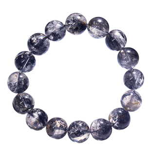 天然闪灵钻手串 骸骨闪灵水晶手链赫尔基蒙闪灵钻黑闪灵油胆男女