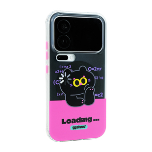 寄居蟹原创设计思索猫适用小米17promax手机壳带磁吸支架 新款小米15手机套14ultra保护套防摔卡通防丢手腕绳