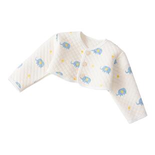 秋冬纯棉儿童护肩宝宝小孩睡觉保暖睡觉用婴儿坎肩护肩膀立领长袖