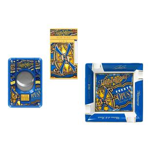 法国Elie Bleu雪茄剪刀打火机烟灰缸 富恩特联名限量款