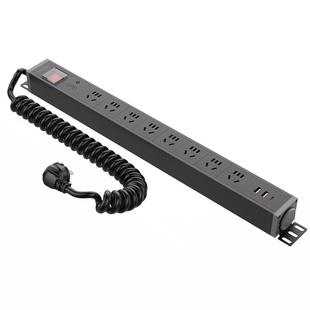 飞利浦电竞PDU插座升降桌弹簧线插排PD30W快充USB伸缩接线板定做