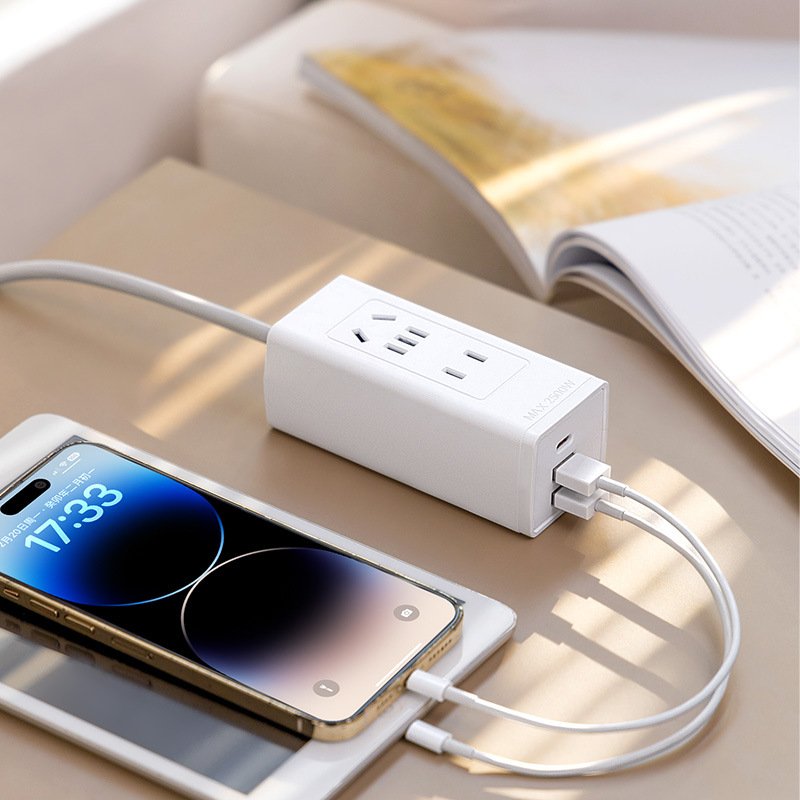 智能旅游插座多功能排插typec快铜线方便带充USB真插座携带和