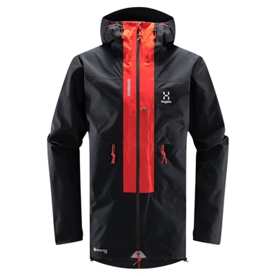 Haglöfs火柴棍L.I.M ZT Trek GTX PRO 3L黑武士冲锋衣男子硬壳