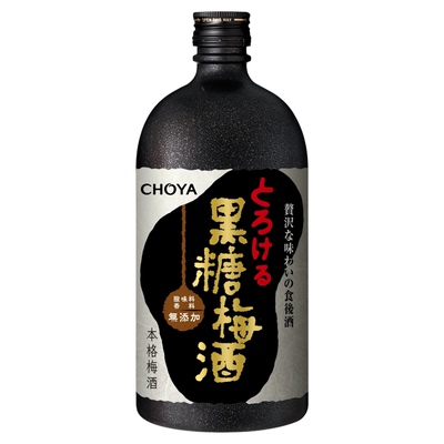 CHOYA蝶矢黑糖梅酒720ml日本大阪低度微醺女士梅子酒