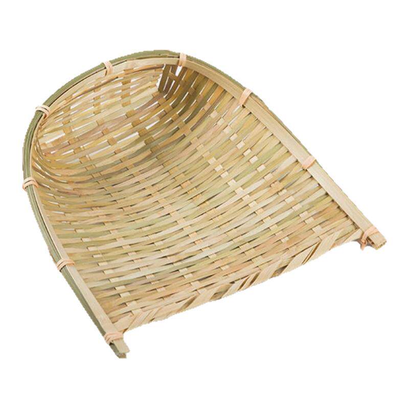 竹子编制品手工筛竹蓝子收纳筐