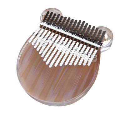 拇指琴曲谱音阶贴卡林巴琴盒彩色数字音符标签贴纸手指琴琴谱简谱