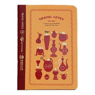 本子事多x宫里的世界联名款 TN内芯手账本空白特油凸印手帐盖章本